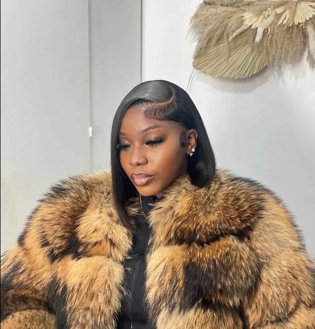 "TAYLOR" -  HD lace Glueless Bob wig 200% density