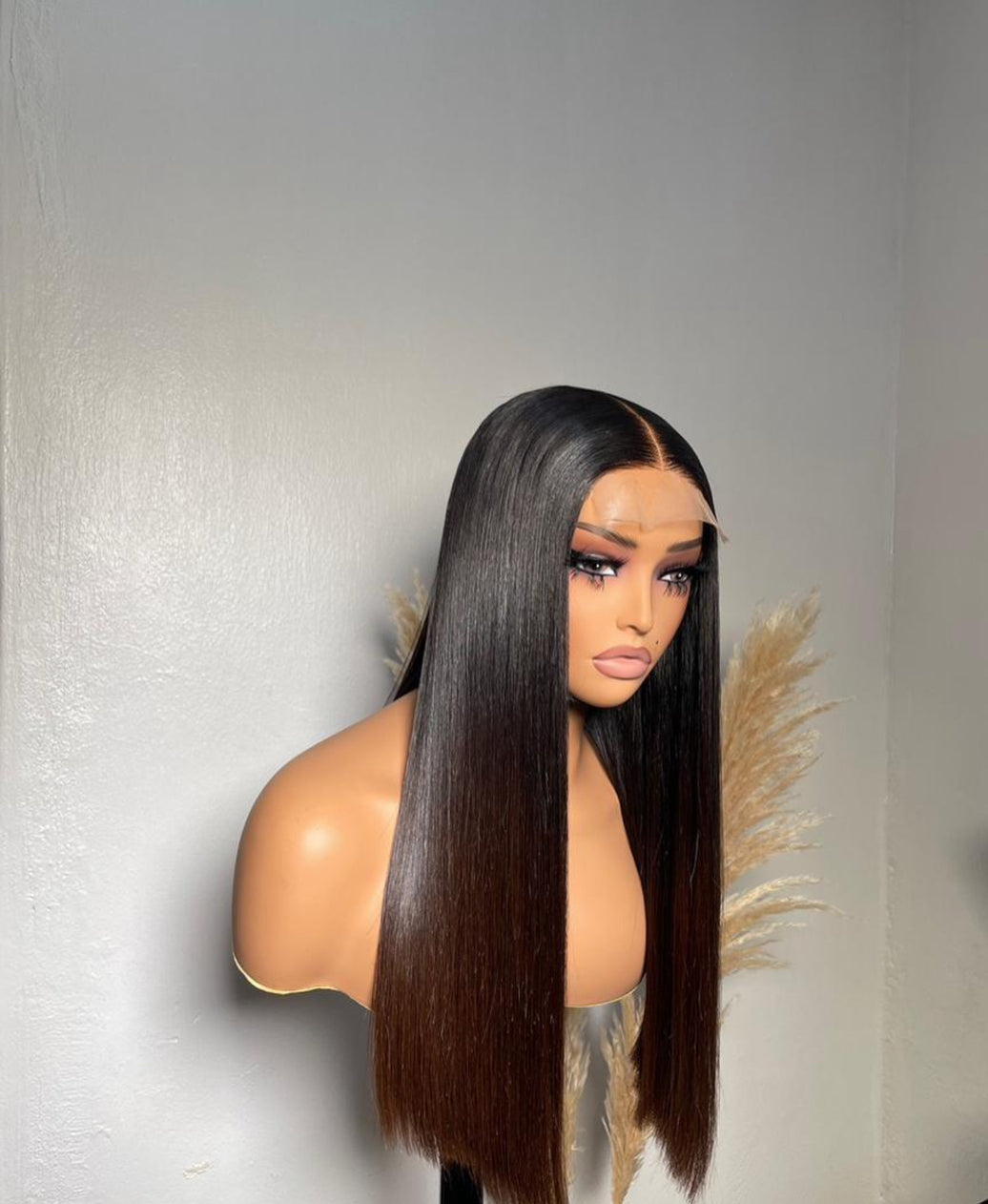 "DEBORAH" Ombre brown glueless wig
