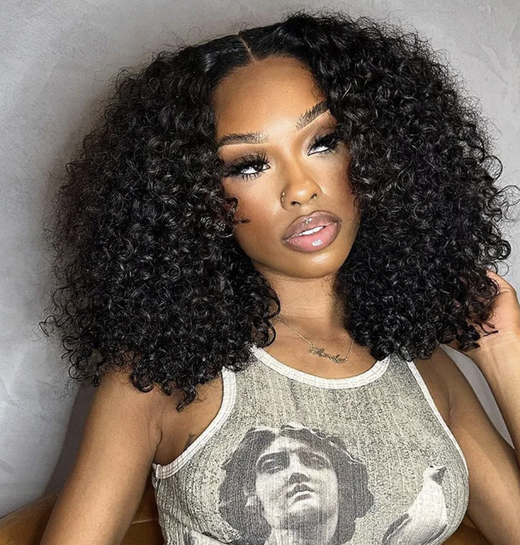 "WAYDA" Deep Curly Wig 200% Density