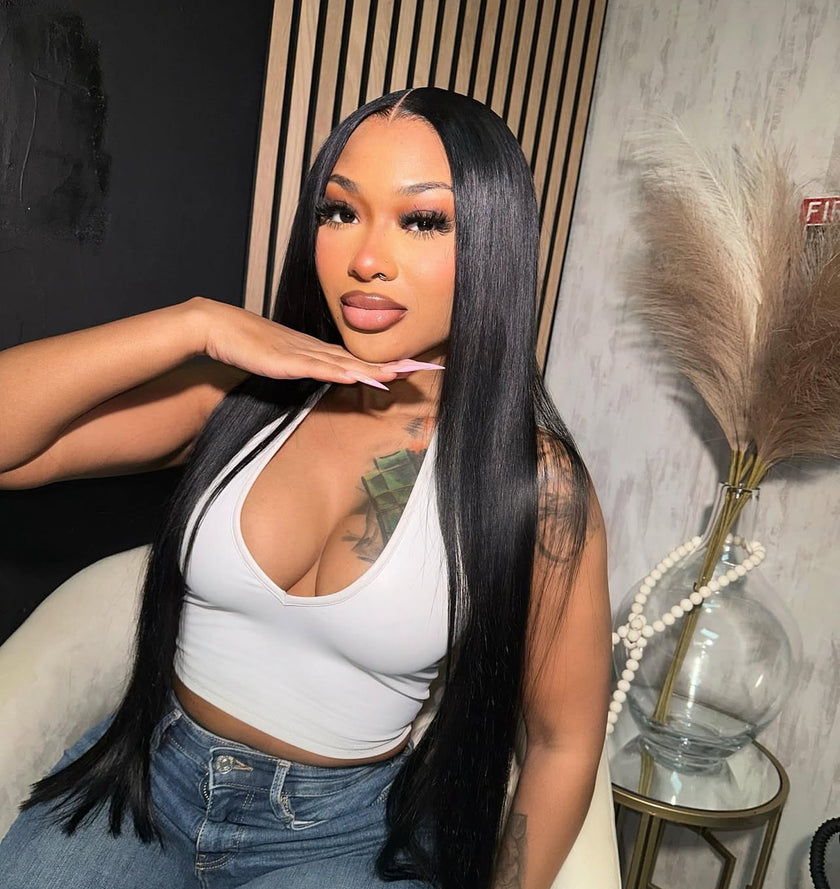 " BUSS DOWN TATIANA" - Straight HD Lace Wig 250% density