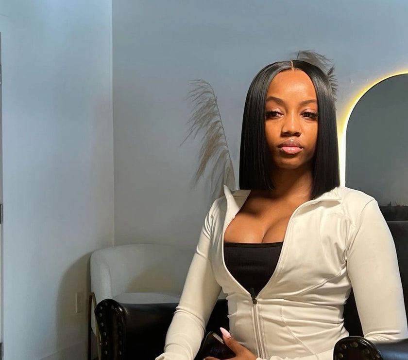 "SANAÏ" - HD 13x6 lace Bob wig 250% density