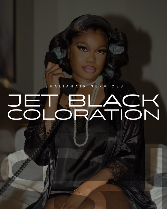JET BLACK | Coloration service
