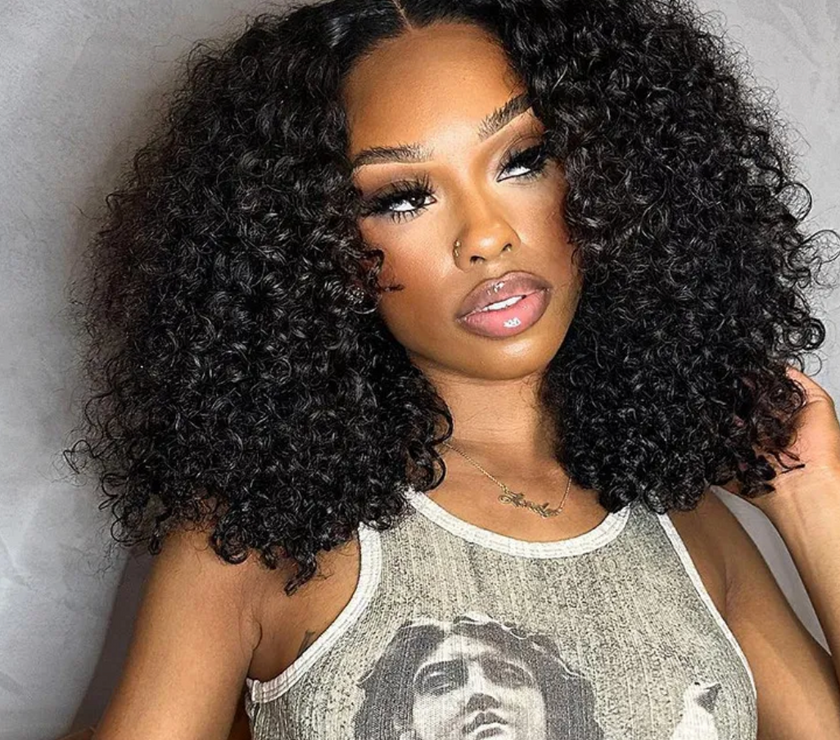 "WAYDA" Deep Curly Wig 250% Density