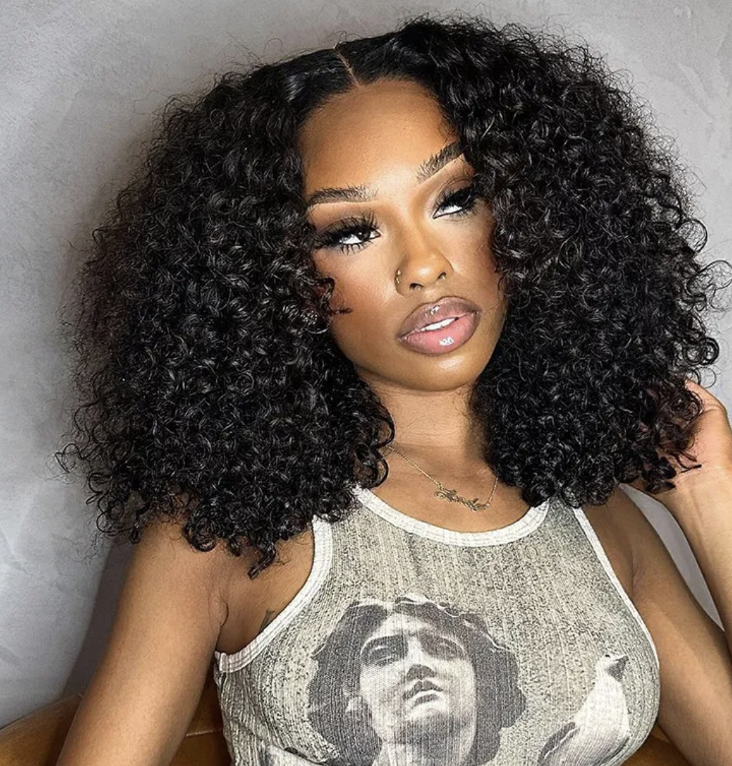 "WAYDA" Deep Curly Wig 250% Density